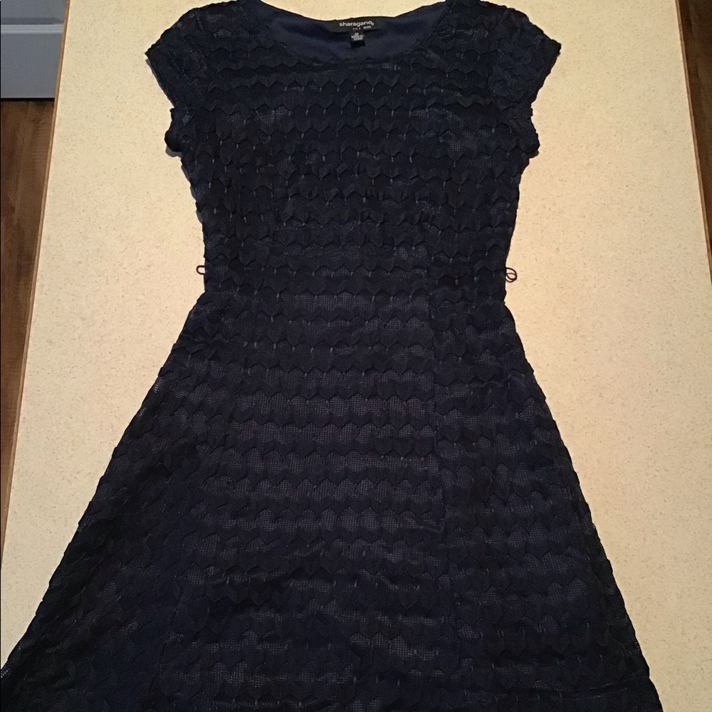 Dark blue dress
